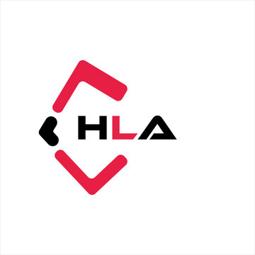 HLA creative minimalist letter logo. HLA unique vector initials alphabet letter logo design