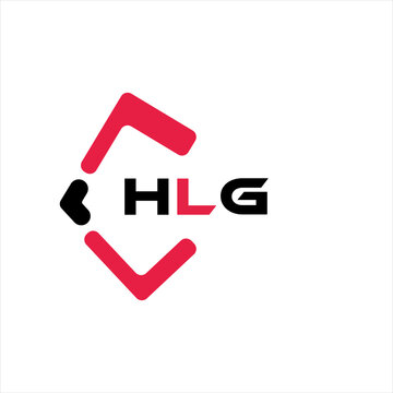 HLG creative minimalist letter logo. HLG unique vector initials alphabet letter logo design