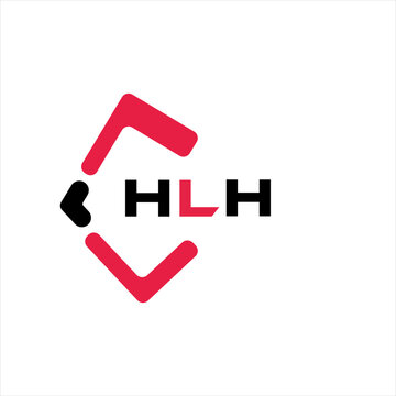 HLH creative minimalist letter logo. HLH unique vector initials alphabet letter logo design