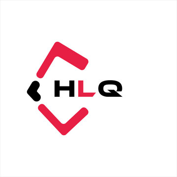HLQ creative minimalist letter logo. HLQ unique vector initials alphabet letter logo design