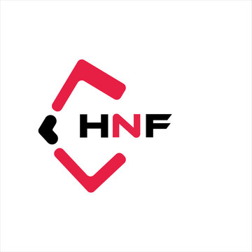 HNF creative minimalist letter logo. HNF unique vector initials alphabet letter logo design