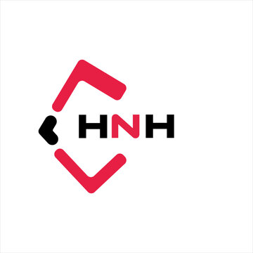 HNH creative minimalist letter logo. HNH unique vector initials alphabet letter logo design