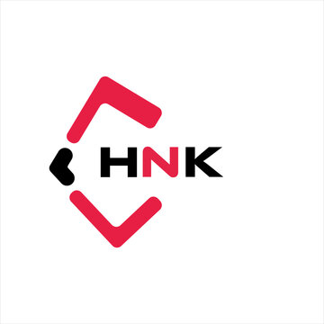 HNK creative minimalist letter logo. HNK unique vector initials alphabet letter logo designHNK creative minimalist letter logo. HNK unique vector initials alphabet letter logo design