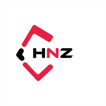 HNZ creative minimalist letter logo. HNZ unique vector initials alphabet letter logo design
