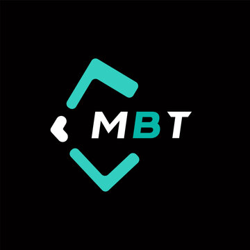 MBT creative minimalist letter logo. MBT unique vector initials alphabet letter logo design
