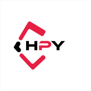 HPY creative minimalist letter logo. HPY unique vector initials alphabet letter logo design