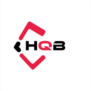 HQB creative minimalist letter logo. HQB unique vector initials alphabet letter logo design