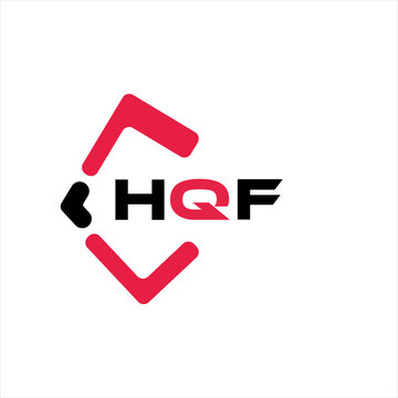 HQF creative minimalist letter logo. HQF unique vector initials alphabet letter logo design