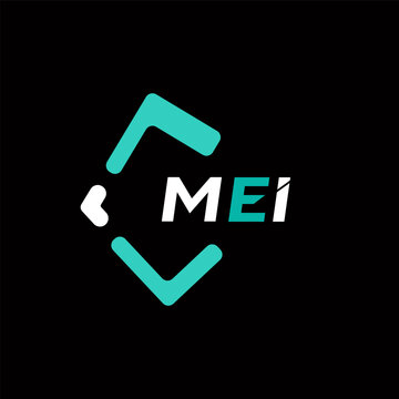 MEI creative minimalist letter logo. MEI unique vector initials alphabet letter logo design