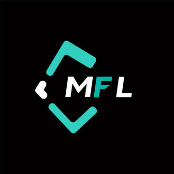 MFL creative minimalist letter logo. MFL unique vector initials alphabet letter logo design