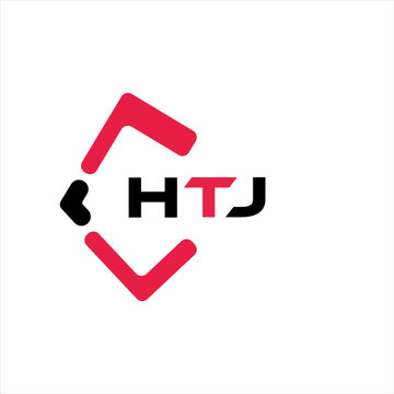 HTJ creative minimalist letter logo. HTJ unique vector initials alphabet letter logo design