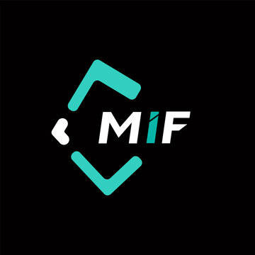 MIF creative minimalist letter logo. MIF unique vector initials alphabet letter logo design
