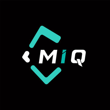 MIQ creative minimalist letter logo. MIQ unique vector initials alphabet letter logo design