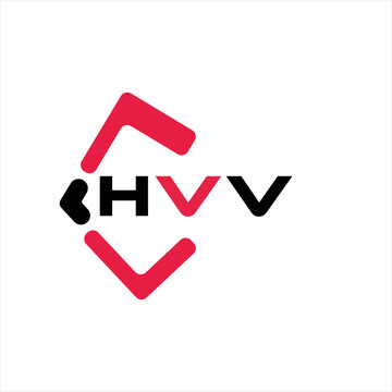 HVV creative minimalist letter logo. HVV unique vector initials alphabet letter logo design