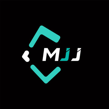 MJJ creative minimalist letter logo. MJJ unique vector initials alphabet letter logo design