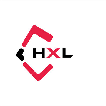 HXL creative minimalist letter logo. HXL unique vector initials alphabet letter logo design