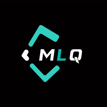 MLQ creative minimalist letter logo. MLQ unique vector initials alphabet letter logo design