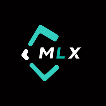 MLX creative minimalist letter logo. MLX unique vector initials alphabet letter logo design