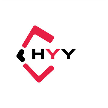 HYY creative minimalist letter logo. HYY unique vector initials alphabet letter logo design
