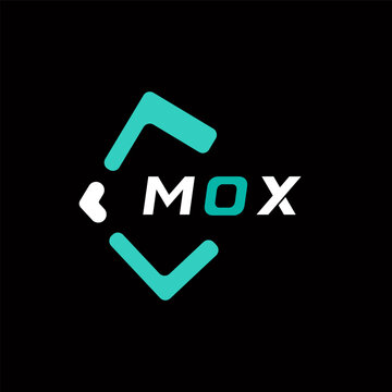 MOX creative minimalist letter logo. MOX unique vector initials alphabet letter logo design
