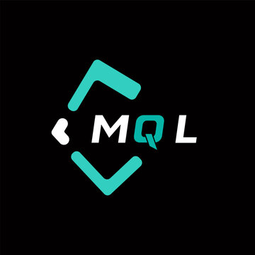 MQL creative minimalist letter logo. MQL unique vector initials alphabet letter logo design
