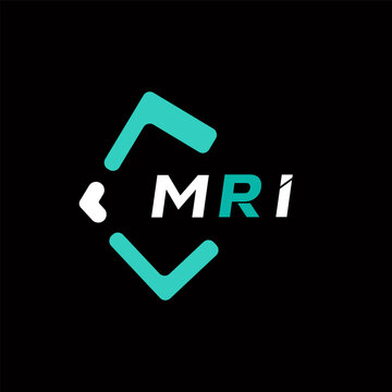 MRI creative minimalist letter logo. MRI unique vector initials alphabet letter logo design