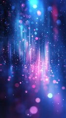Poster - Futuristic vertical abstract background showcasing vibrant technology-inspired elements and colors