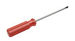 © Nina - Isolated Red Handled Slotted Screwdriver Tool