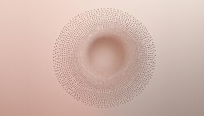 Poster - Dynamic circular patterns abstract art digital illustration minimalist design top-down view visual concept for modern aesthetics