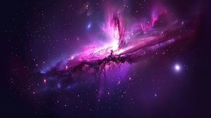 Poster - a vibrant and colorful depiction of deep space imagery