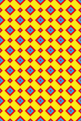 Fototapete - Vector seamless pattern. Abstract geometric ornament. Simple repeating geometric design for decor, textile