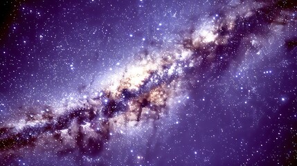 Poster - a beautiful image displaying the mesmerizing cosmic starry expanse