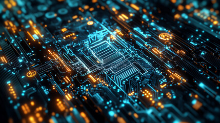 Poster - Neuronal network processor, illustration