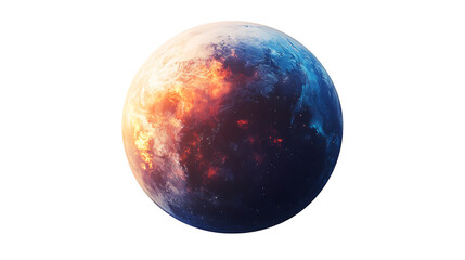 Aufkleber - Planet in space isolated on transparent background cutout