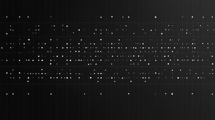 Aufkleber - Seamless grid with lines and dots on dark background