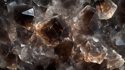 Aufkleber - Smoky quartz texture background