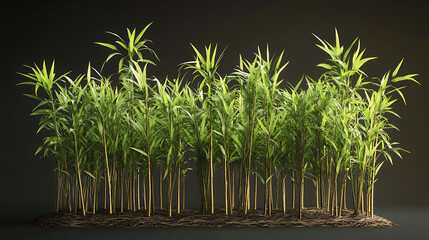 Aufkleber - Some bamboo plants