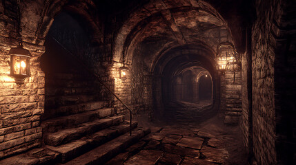 Poster - Underground dungeons game art