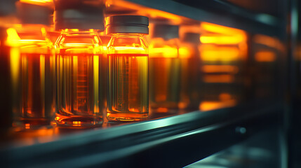 Poster - vials stored in a temperature-controlled environment, highlighting the importance of maintaining spe