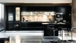 © Kullanat - Modern Black Kitchen with Sleek Design and Elegance