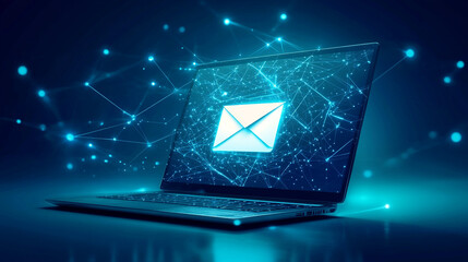 Global Email Network  Laptop  Communication  Digital  Online