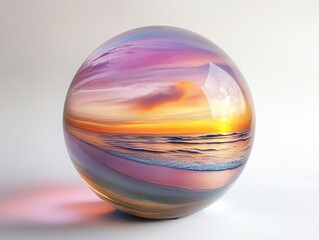 Wall Mural - easter egg in a glass