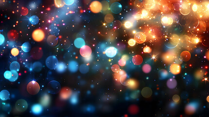 Poster - Abstract Colorful Bokeh Background