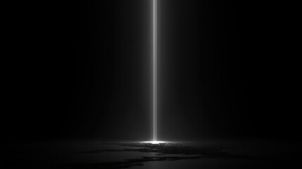 Aufkleber - Dark background with a light beam in the middle