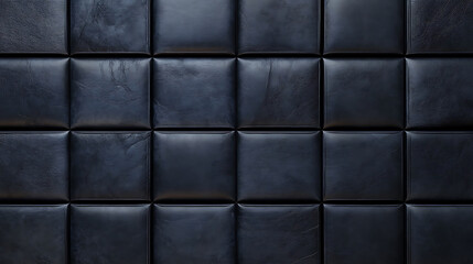 Aufkleber - Dark leather book shelf wall texture background
