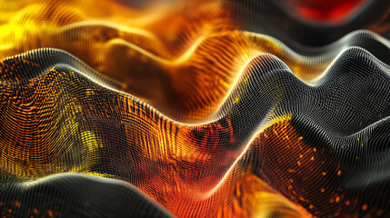 Aufkleber - Digital abstract futuristic texture background