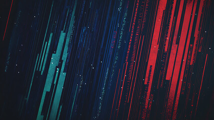 Aufkleber - Abstract background with digital data and target