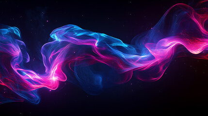 Fototapete - Abstract neon glow background