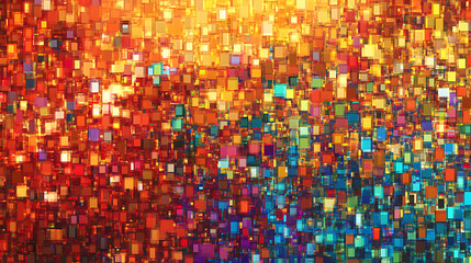 Leinwandbilder - Abstract pixel pattern background