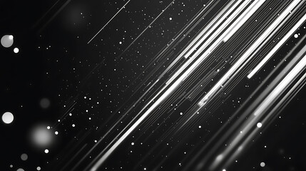 Aufkleber - Abstract seamless background with white stripes and dots on a dark background